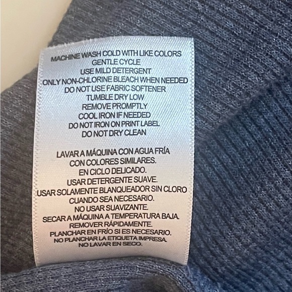 32 Degrees HEAT Sleepwear Hoodie Top Blue Long Sleeve Hooded Shirt M - Picture 5 of 6